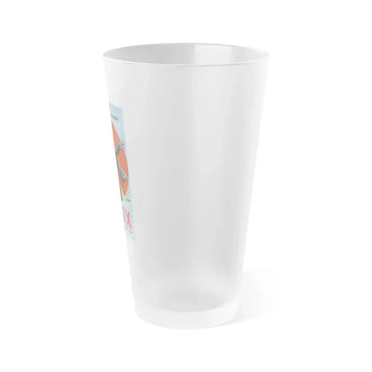 MISTER X (AVENGER X) 1967 Movie Poster - Frosted Pint Glass 16oz - Go Mug Yourself