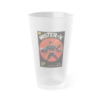 MISTER X (AVENGER X) 2 1967 Movie Poster - Frosted Pint Glass 16oz-16oz-Frosted-Go Mug Yourself