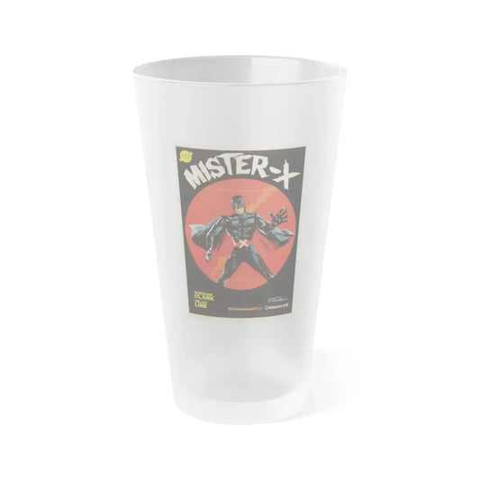 MISTER X (AVENGER X) 2 1967 Movie Poster - Frosted Pint Glass 16oz 16oz Frosted - Go Mug Yourself