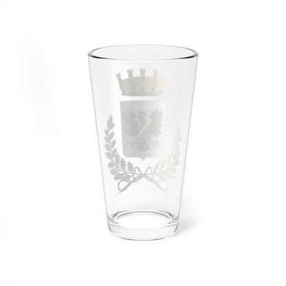 Misterbianco-Stemma (Italy) (Coat of Arms) Pint Glass 16oz - Go Mug Yourself