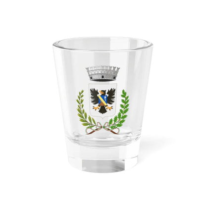 Misterbianco-Stemma pre-2023 (Italy) (Coat of Arms) Shot Glass 1.5oz 1.5oz - Go Mug Yourself