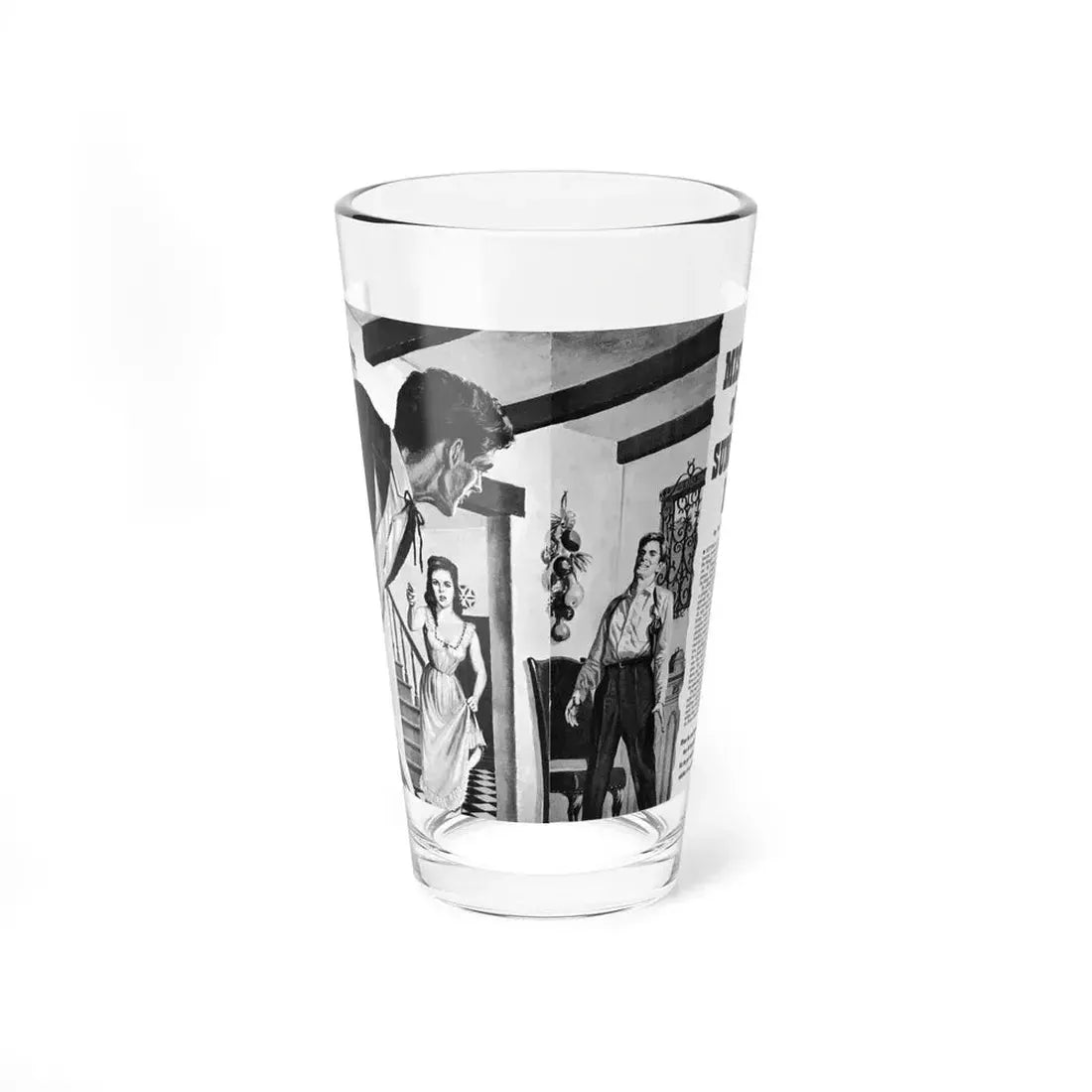 Mistress of the Sundance Kid, Man's Conquest, October 1959 (Magazine Illustration) Pint Glass 16oz 16oz - Go Mug Yourself