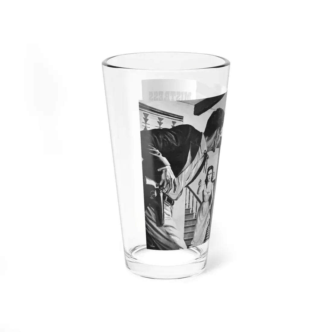 Mistress of the Sundance Kid, Man's Conquest, October 1959 (Magazine Illustration) Pint Glass 16oz - Go Mug Yourself