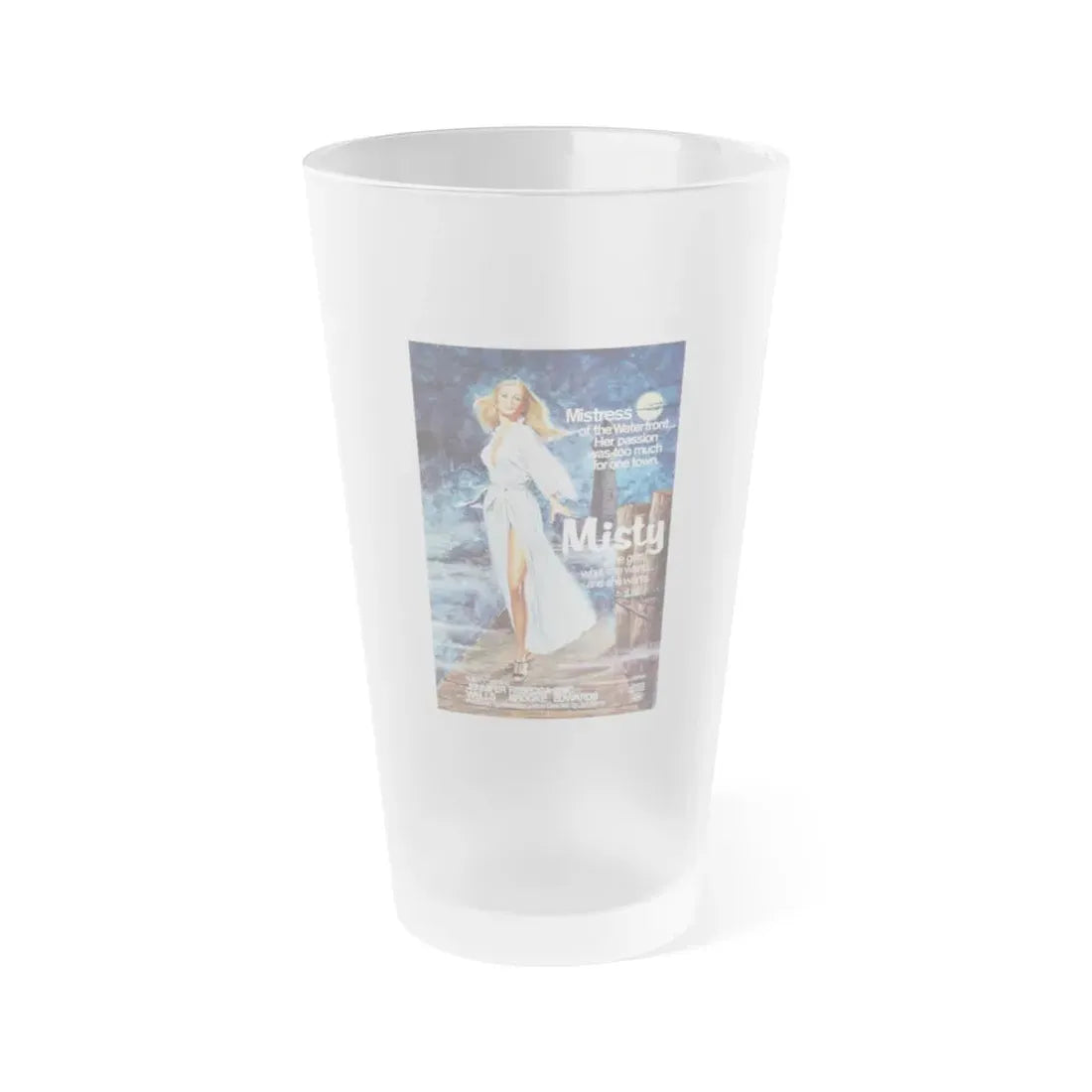 MISTY 1976 Movie Poster - Frosted Pint Glass 16oz 16oz Frosted - Go Mug Yourself