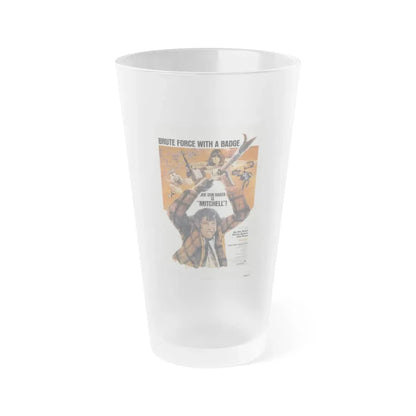MITCHELL 1975 Movie Poster - Frosted Pint Glass 16oz 16oz Frosted - Go Mug Yourself