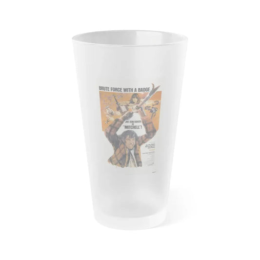 MITCHELL 1975 Movie Poster - Frosted Pint Glass 16oz 16oz Frosted - Go Mug Yourself