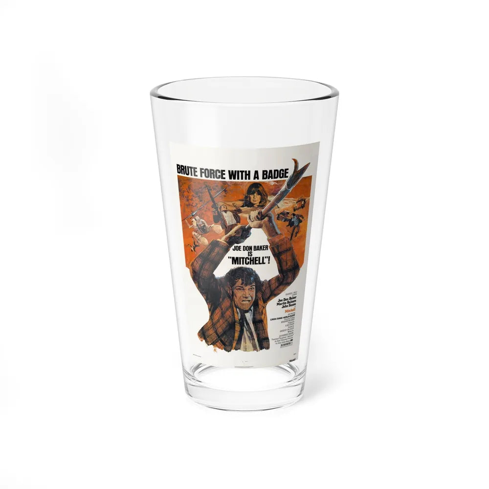 MITCHELL 1975 Movie Poster - Pint Glass 16oz-16oz-Go Mug Yourself