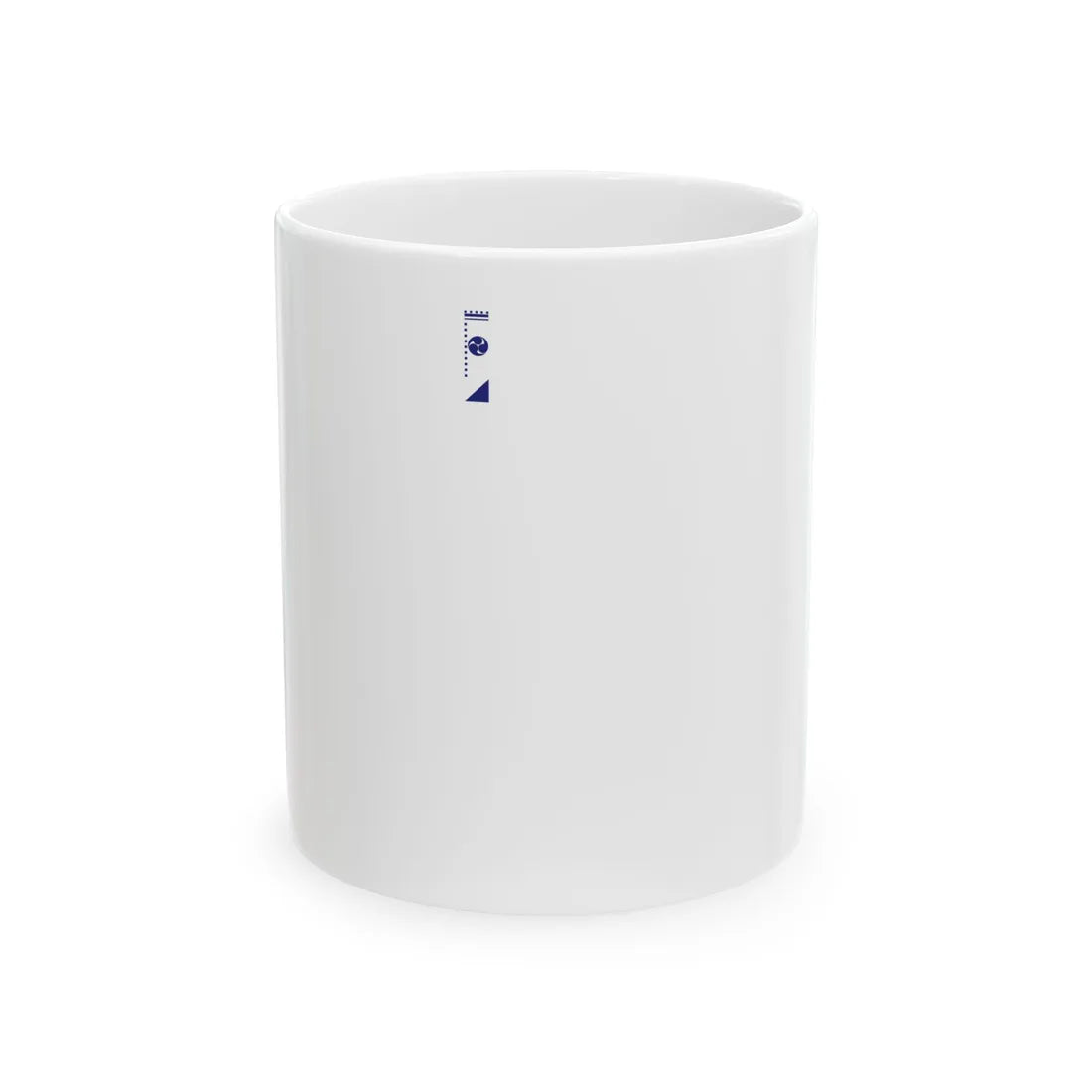 Mitsudomoe banner white (Japan) White Coffee Mug 11oz - Go Mug Yourself