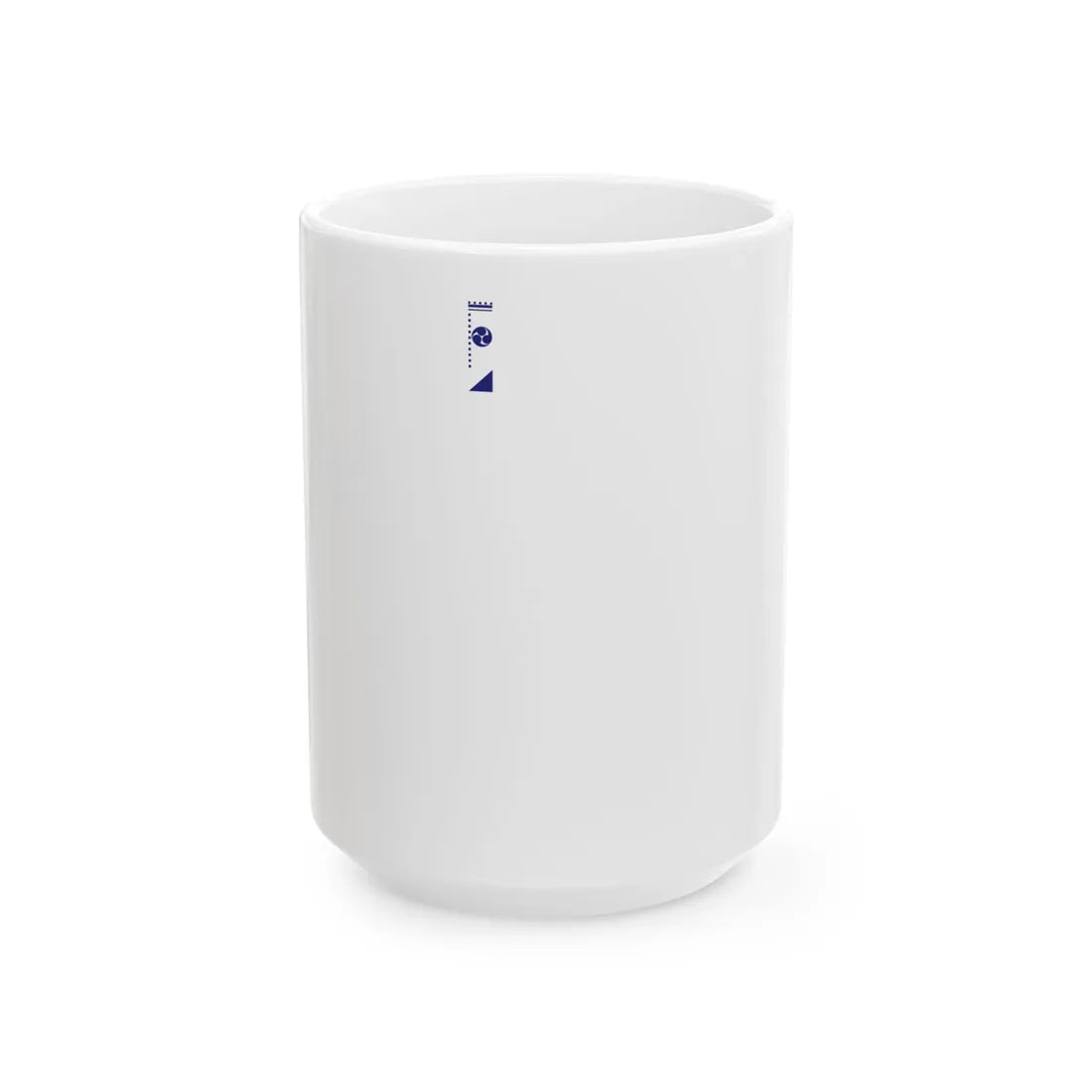 Mitsudomoe banner white (Japan) White Coffee Mug 15oz - Go Mug Yourself