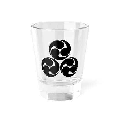Mitsumori No background and Black color drawing (Japan) (Coat of Arms) Shot Glass 1.5oz 1.5oz - Go Mug Yourself