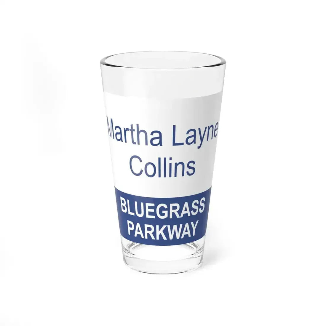 MLC Bluegrass Parkway Shield (Kentucky) (Road Sign) Pint Glass 16oz 16oz - Go Mug Yourself