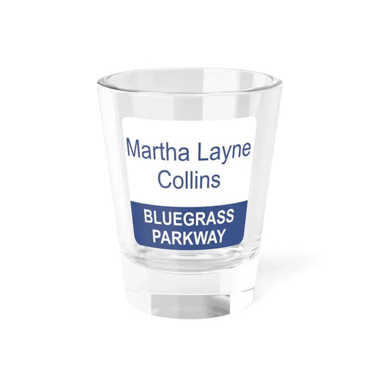 MLC Bluegrass Parkway Shield (Kentucky) (Road Sign) Shot Glass 1.5oz 1.5oz - Go Mug Yourself