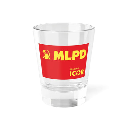 MLPD Parteifahne 2011 (Germany) Shot Glass 1.5oz 1.5oz - Go Mug Yourself