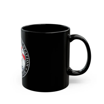 MLSTA Umpqua River (U.S. Coast Guard) Black Coffee Mug-Go Mug Yourself