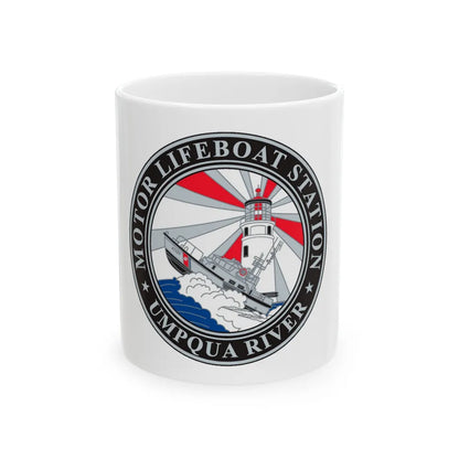 MLSTA Umpqua River (U.S. Coast Guard) White Coffee Mug-11oz-Go Mug Yourself