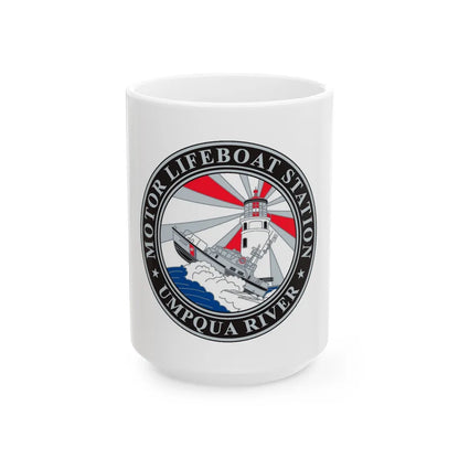 MLSTA Umpqua River (U.S. Coast Guard) White Coffee Mug-15oz-Go Mug Yourself