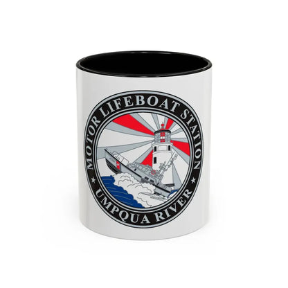 MLSTA Umpqua River (U.S. Coast Guard) Accent Coffee Mug 11oz Black - Go Mug Yourself