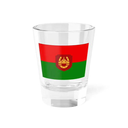 Mm-armour-flag (Myanmar) Shot Glass 1.5oz 1.5oz - Go Mug Yourself