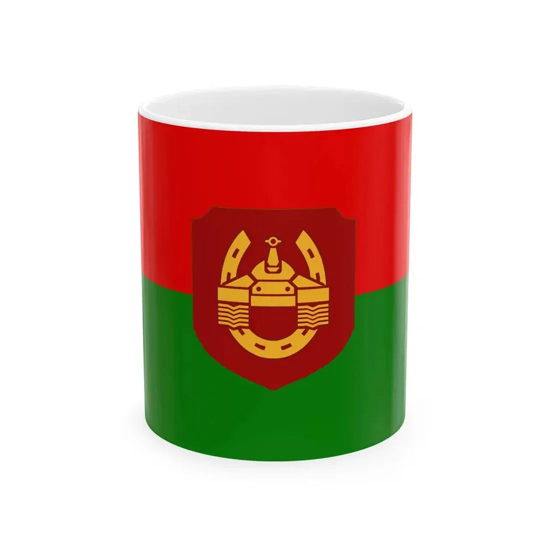 Mm-armour-flag (Myanmar) White Coffee Mug 11oz - Go Mug Yourself