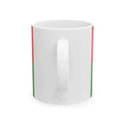 Mm-armour-flag (Myanmar) White Coffee Mug - Go Mug Yourself