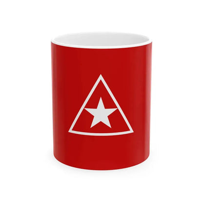 Mm-triangle-rmc (Myanmar) White Coffee Mug 11oz - Go Mug Yourself