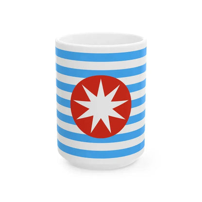MM Western RMC Flag (Myanmar) White Coffee Mug 15oz - Go Mug Yourself