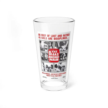 MME OLGA'S MASSAGE PARLOR 1965 Movie Poster - Pint Glass 16oz 16oz - Go Mug Yourself