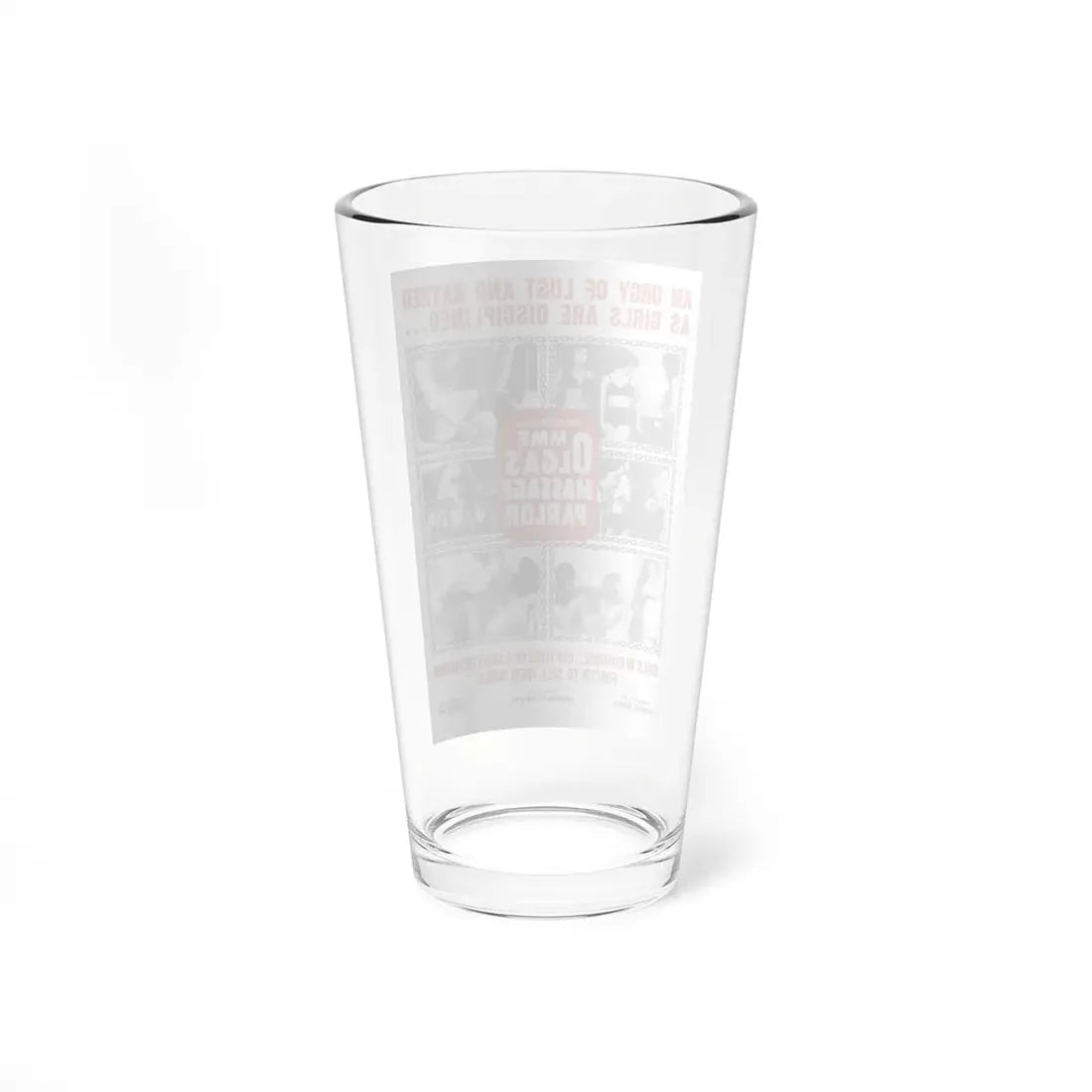 MME OLGA'S MASSAGE PARLOR 1965 Movie Poster - Pint Glass 16oz - Go Mug Yourself