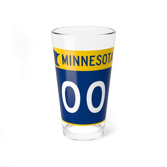 MN-00 template (Minnesota) (Road Sign) Pint Glss 16oz 16oz - Go Mug Yourself