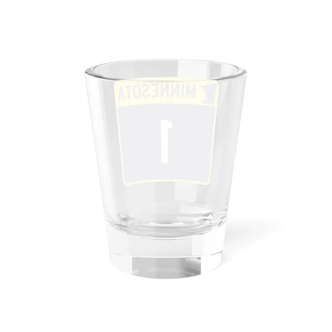 MN-1 (Minnesota) (Road Sign) Shot Glass 1.5oz - Go Mug Yourself