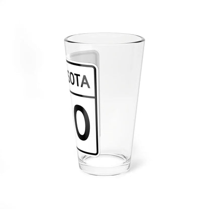 MN-100 1948 (Minnesota) (Road Sign) Pint Glss 16oz - Go Mug Yourself
