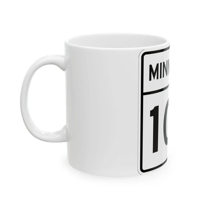 MN-100 1948 (Minnesota) (Road Sign) White Coffee Mug - Go Mug Yourself