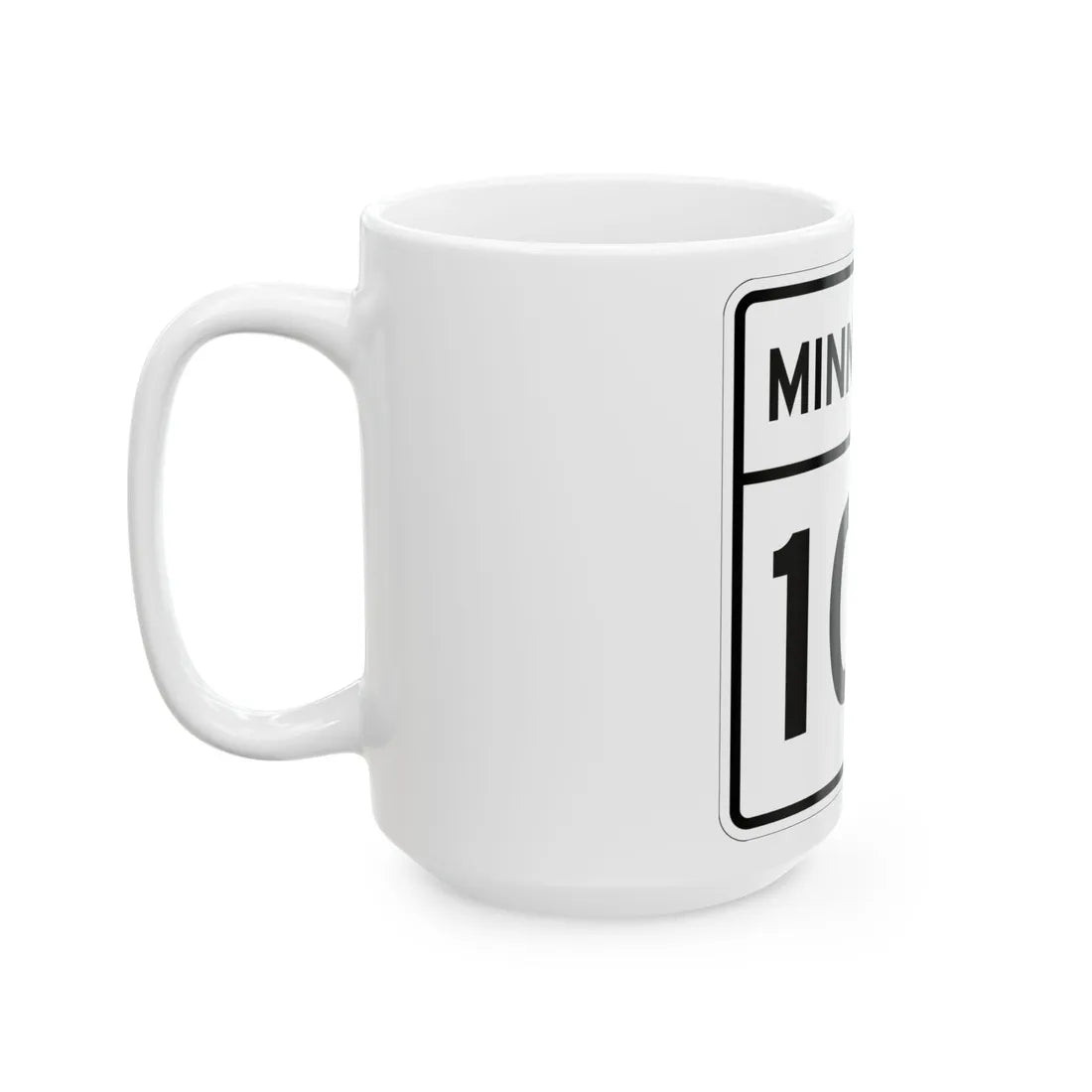 MN-100 1948 (Minnesota) (Road Sign) White Coffee Mug - Go Mug Yourself