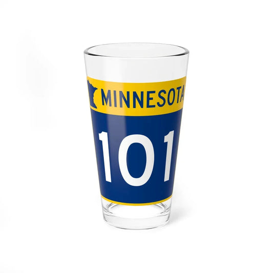 MN-101 (Minnesota) (Road Sign) Pint Glass 16oz 16oz - Go Mug Yourself