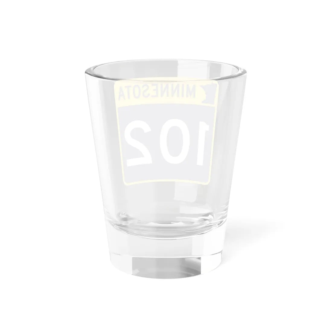 MN-102 (Minnesota) (Road Sign) Shot Glass 1.5oz - Go Mug Yourself