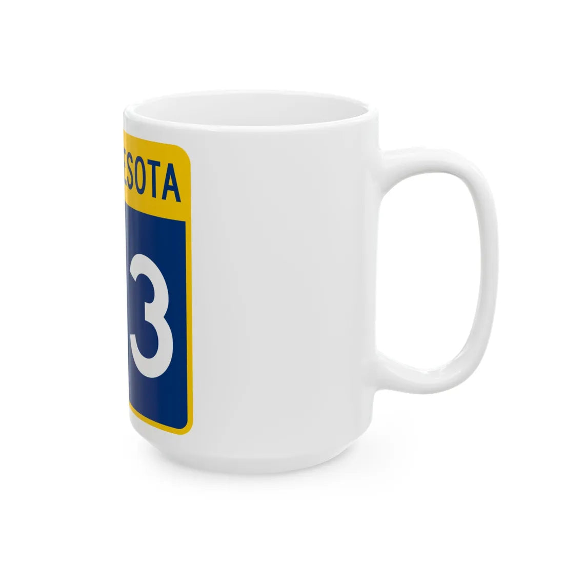 MN-103 (Minnesota) (Road Sign) White Coffee Mug - Go Mug Yourself