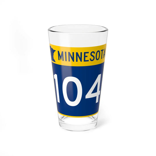 MN-104 (Minnesota) (Road Sign) Pint Glss 16oz 16oz - Go Mug Yourself