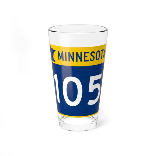 MN-105 (Minnesota) (Road Sign) Pint Glass 16oz 16oz - Go Mug Yourself