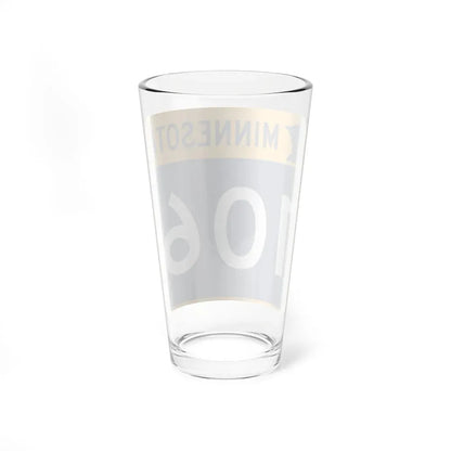 MN-106 (Minnesota) (Road Sign) Pint Glass 16oz - Go Mug Yourself