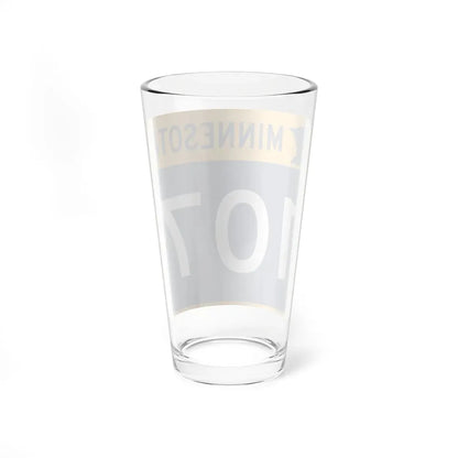 MN-107 (Minnesota) (Road Sign) Pint Glass 16oz - Go Mug Yourself