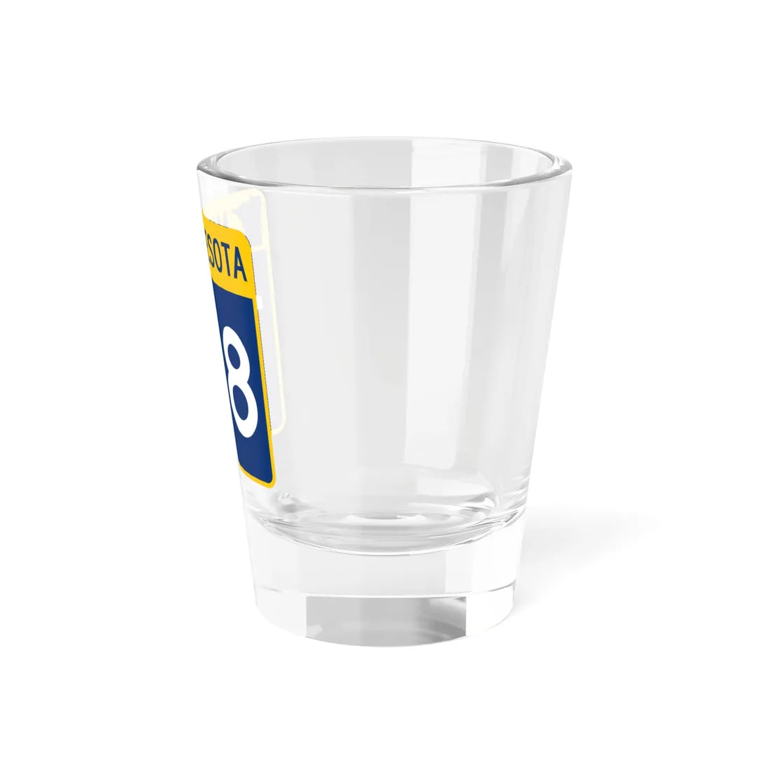 MN-108 (Minnesota) (Road Sign) Shot Glass 1.5oz - Go Mug Yourself
