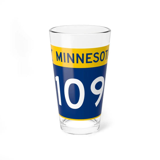 MN-109 wide (Minnesota) (Road Sign) Pint Glass 16oz 16oz - Go Mug Yourself