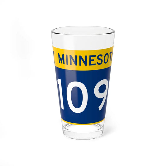 MN-109 wide (Minnesota) (Road Sign) Pint Glss 16oz 16oz - Go Mug Yourself