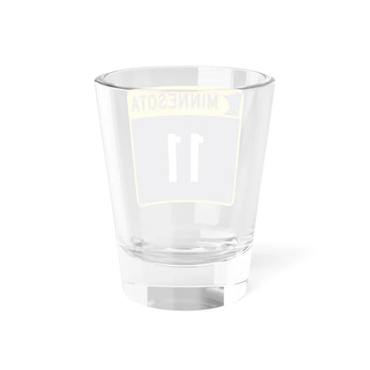 MN-11 (Minnesota) (Road Sign) Shot Glass 1.5oz - Go Mug Yourself