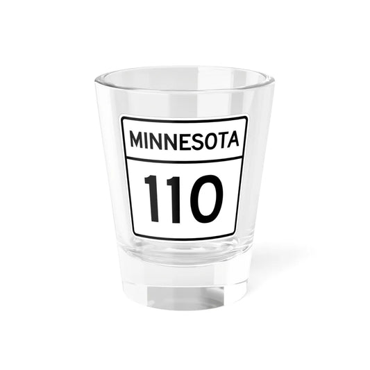 MN-110 1948 (Minnesota) (Road Sign) Shot Glass 1.5oz 1.5oz - Go Mug Yourself