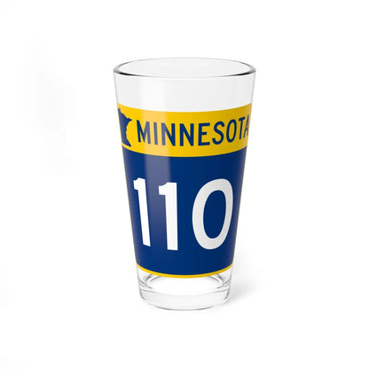 MN-110 (Minnesota) (Road Sign) Pint Glss 16oz 16oz - Go Mug Yourself