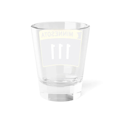 MN-111 wide (Minnesota) (Road Sign) Shot Glass 1.5oz - Go Mug Yourself