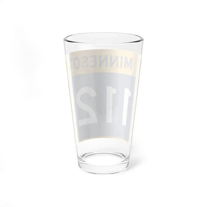 MN-112 wide (Minnesota) (Road Sign) Pint Glass 16oz - Go Mug Yourself