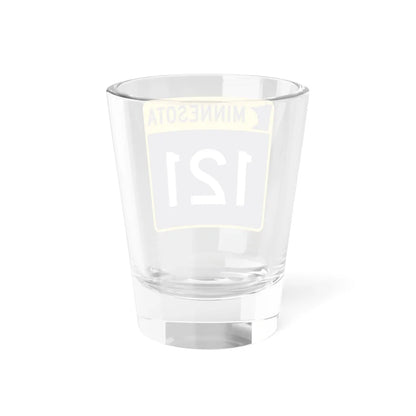 MN-121 (Minnesota) (Road Sign) Shot Glass 1.5oz - Go Mug Yourself