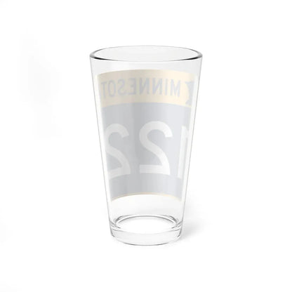 MN-122 (Minnesota) (Road Sign) Pint Glass 16oz - Go Mug Yourself